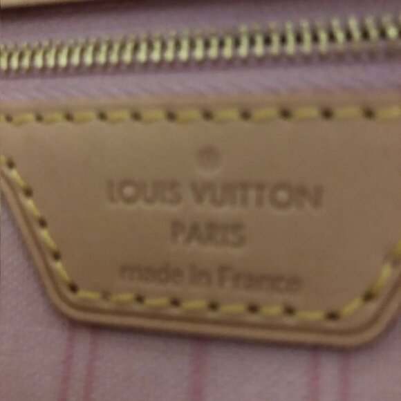 Louis Vuitton Damier Azur Delightful PM Rose Ballerine - Picture 5 of 9